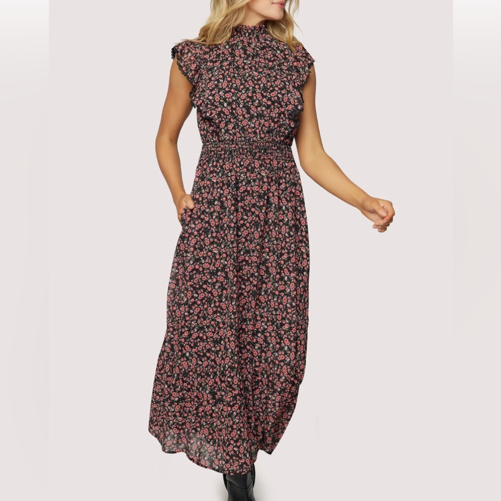 NWT Lost + Wander Rose Garden Maxi Dress size M